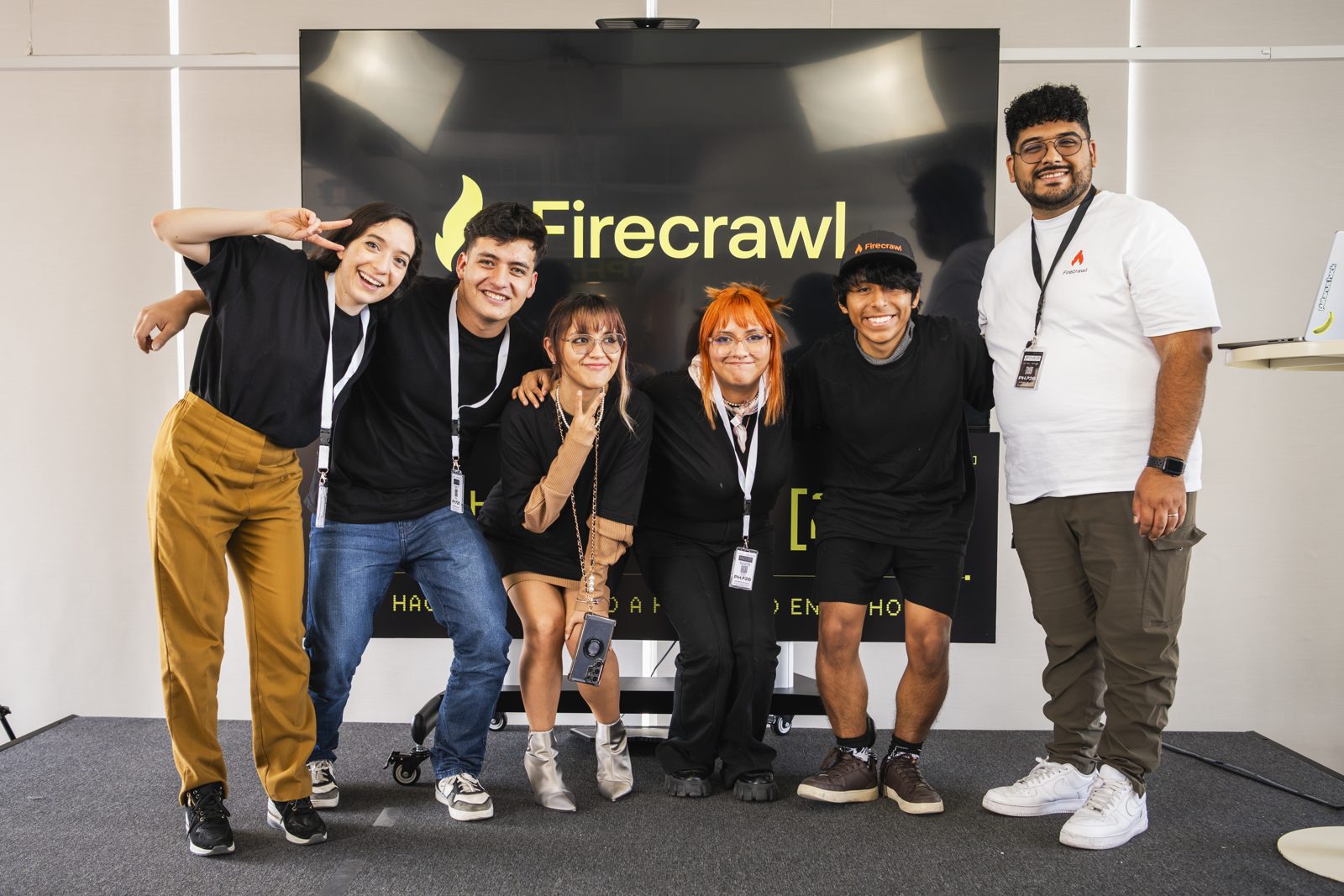 Team Sendero, winners of the Firecrawl Track